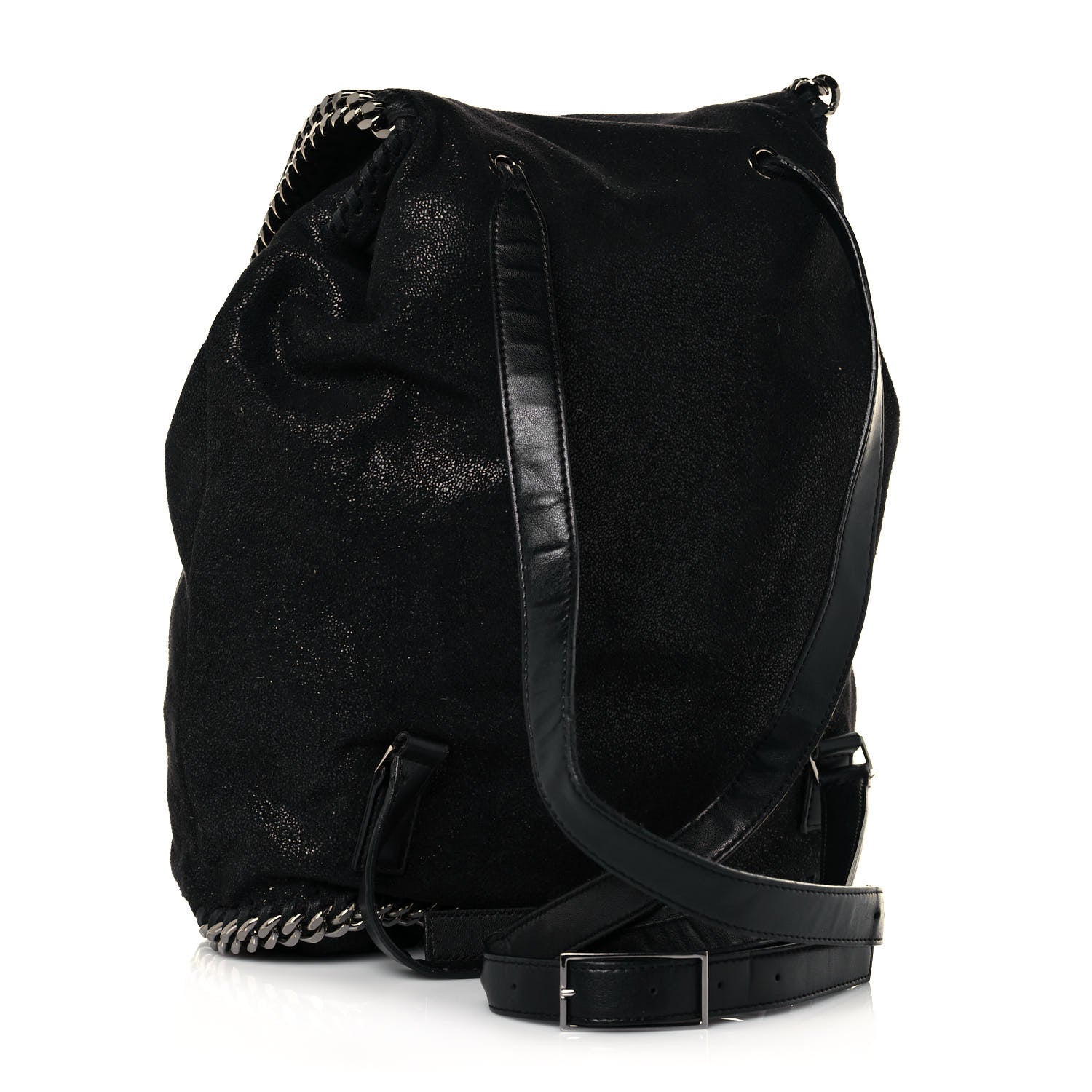 Stella McCartney Shaggy Deer Mini Rucksack Backpack Black 2 of 15