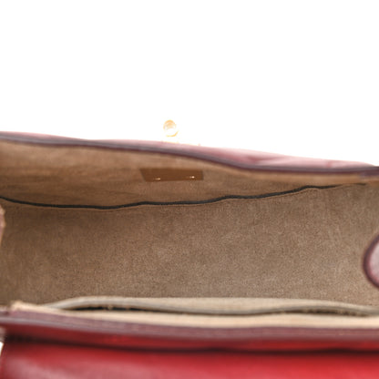 Chloe Calfskin Quilted Mini Drew Bijou Shoulder Bag Plum Purple 4 of 7