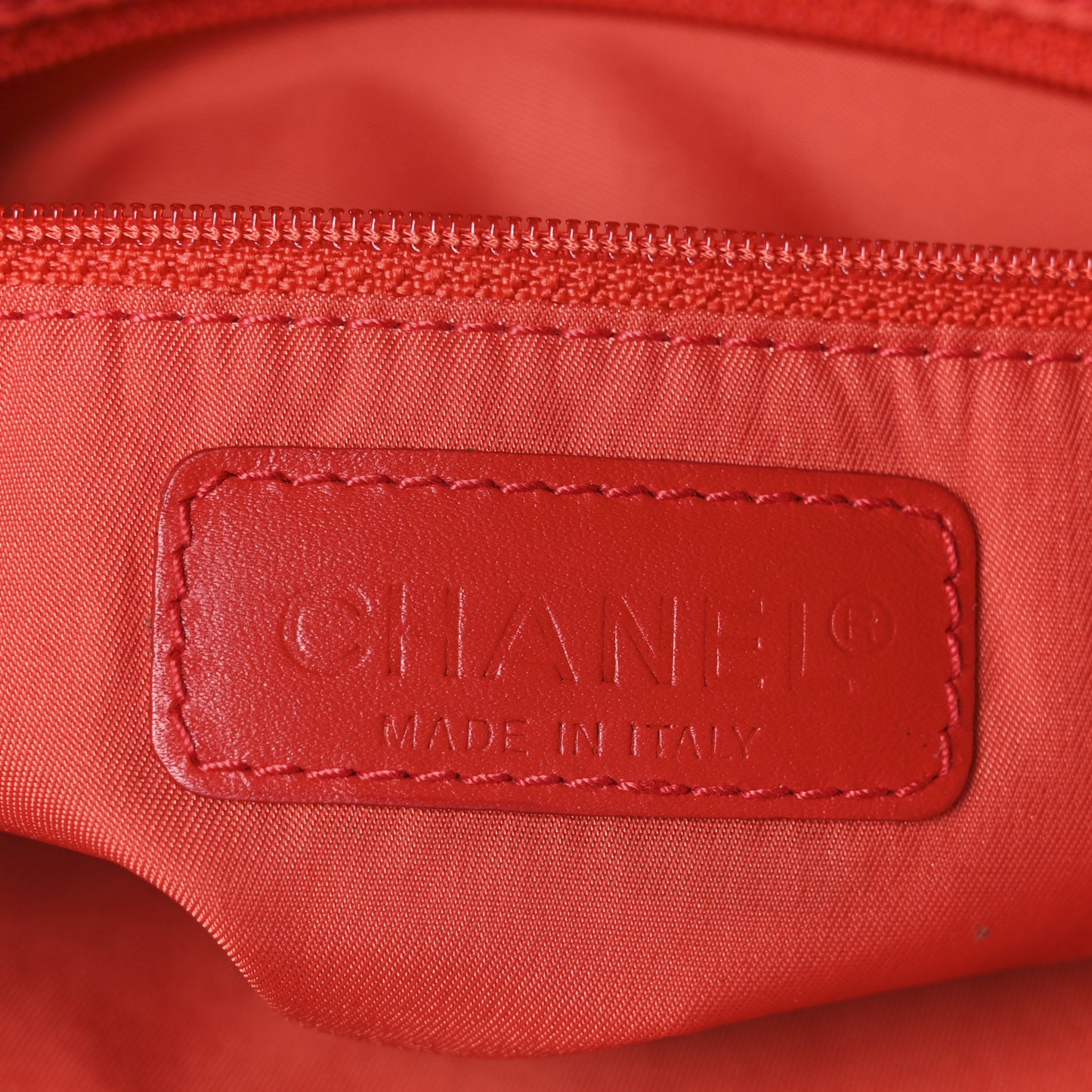 Nylon Small Travel Tote Red