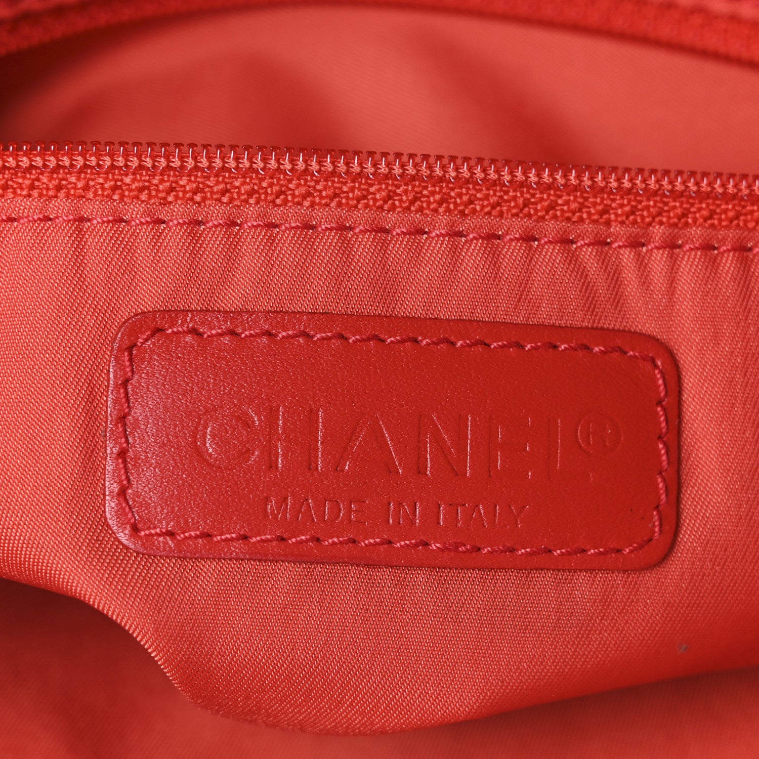 Chanel Nylon Small Travel Tote Red 6 of 10