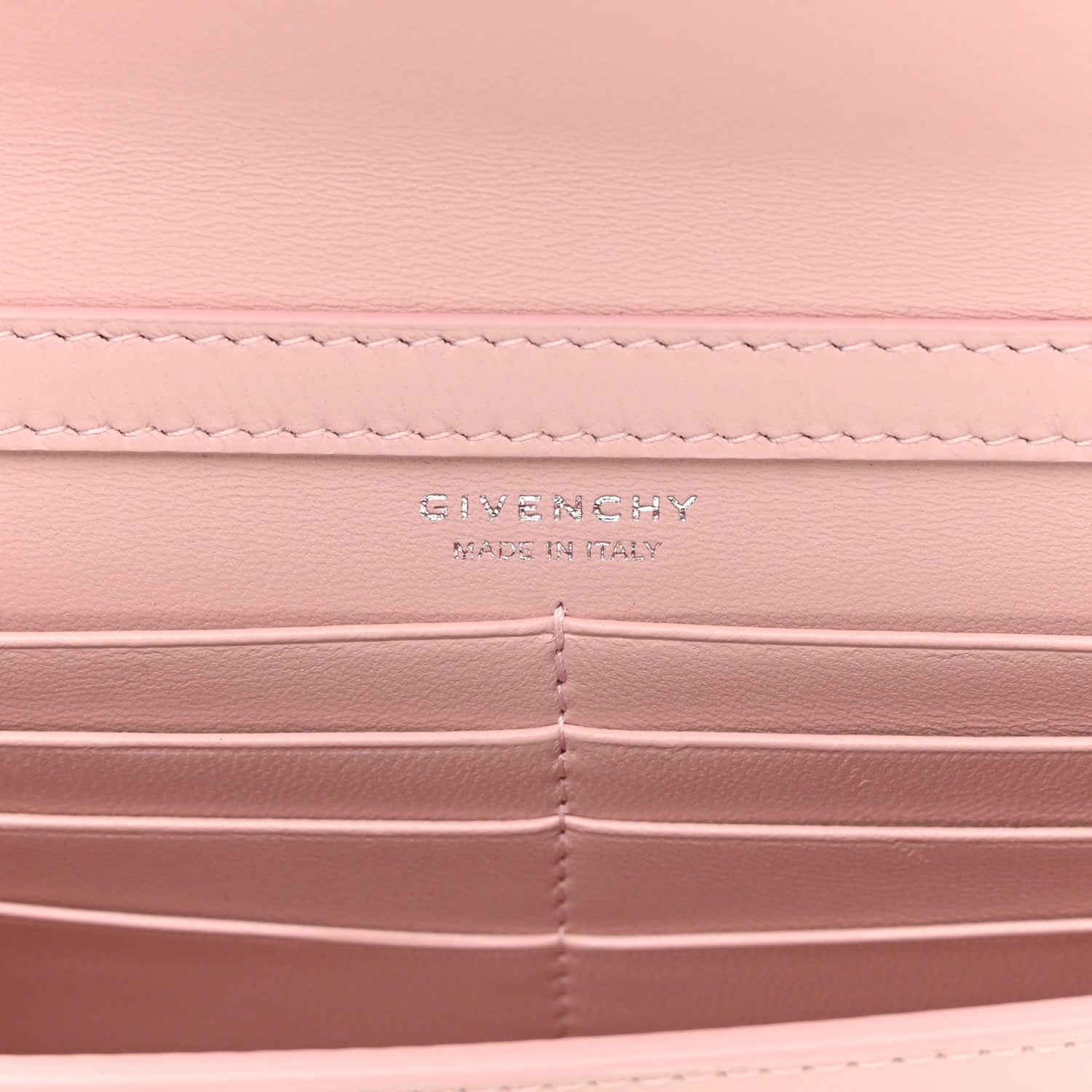 Givenchy Box Calfskin 4G Wallet on Chain Pale Pink 6 of 15