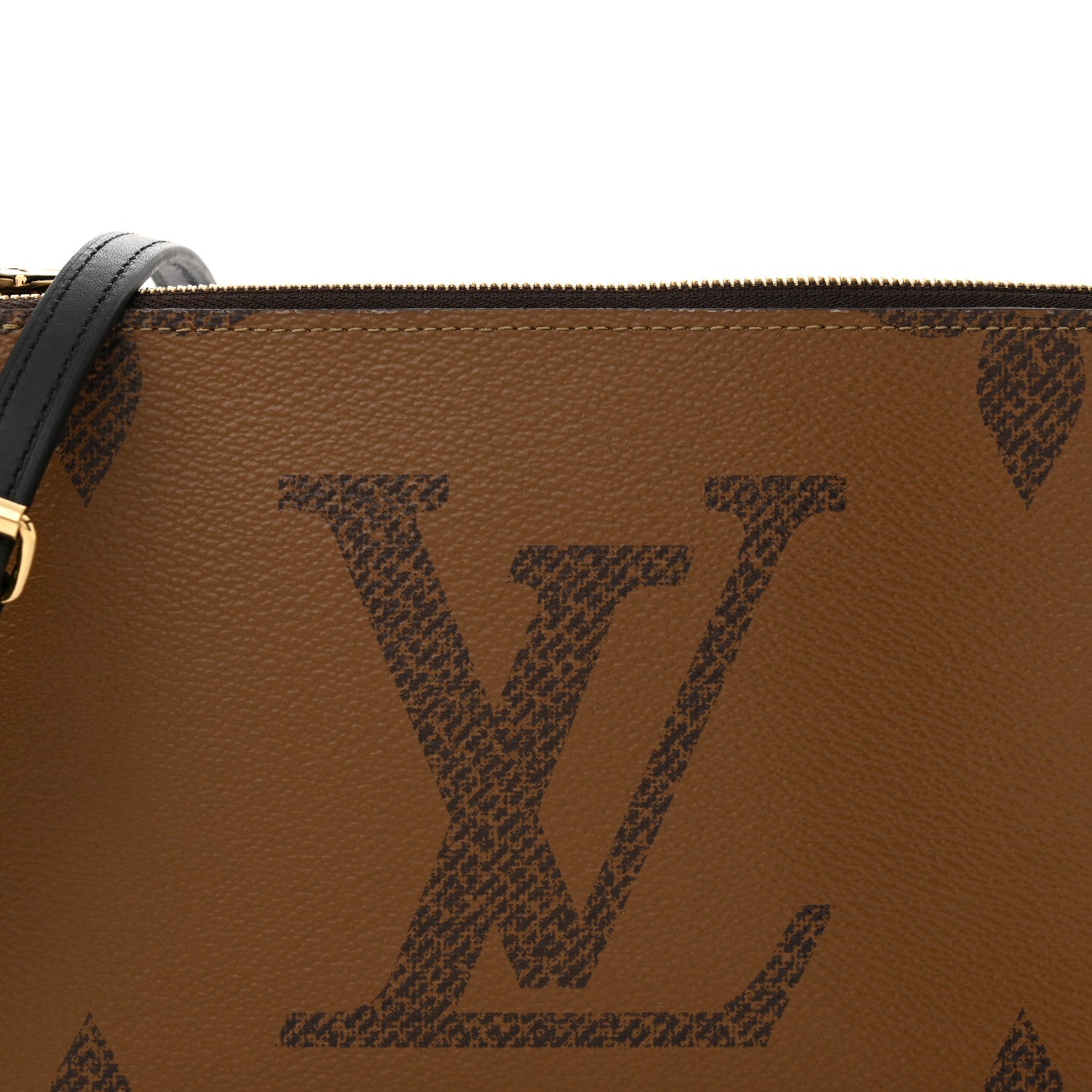 Louis Vuitton Reverse Monogram Giant Double Zip Pochette 8 of 13
