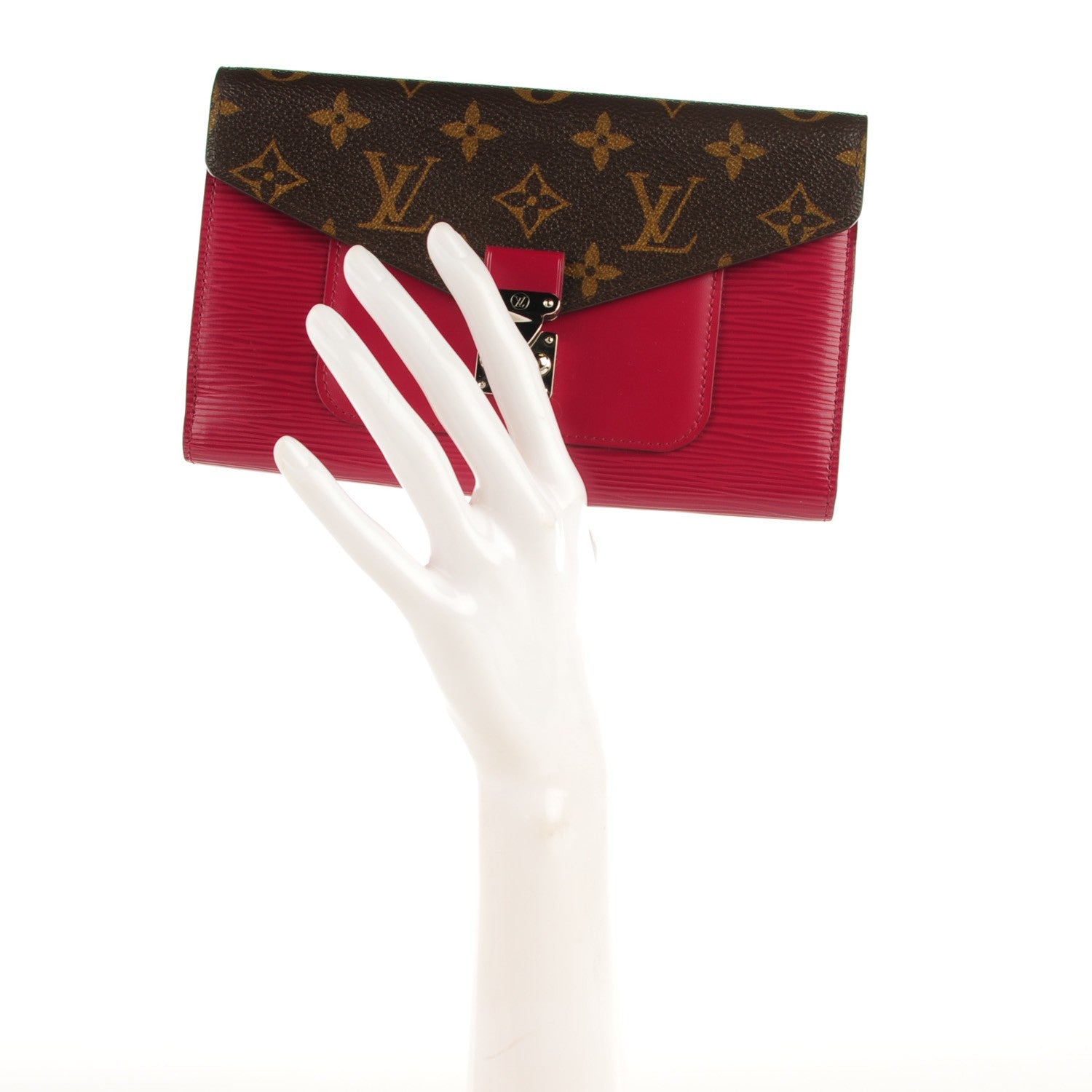 Louis Vuitton Monogram Marie Rose Wallet Fuchsia 2 of 7