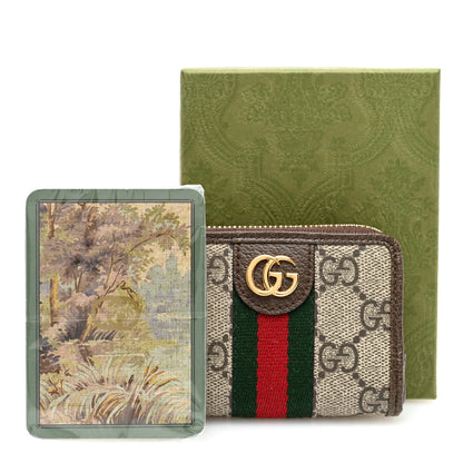 Gucci GG Supreme Monogram Web Ophidia Playing Card Case Beige New Acero 9 of 9