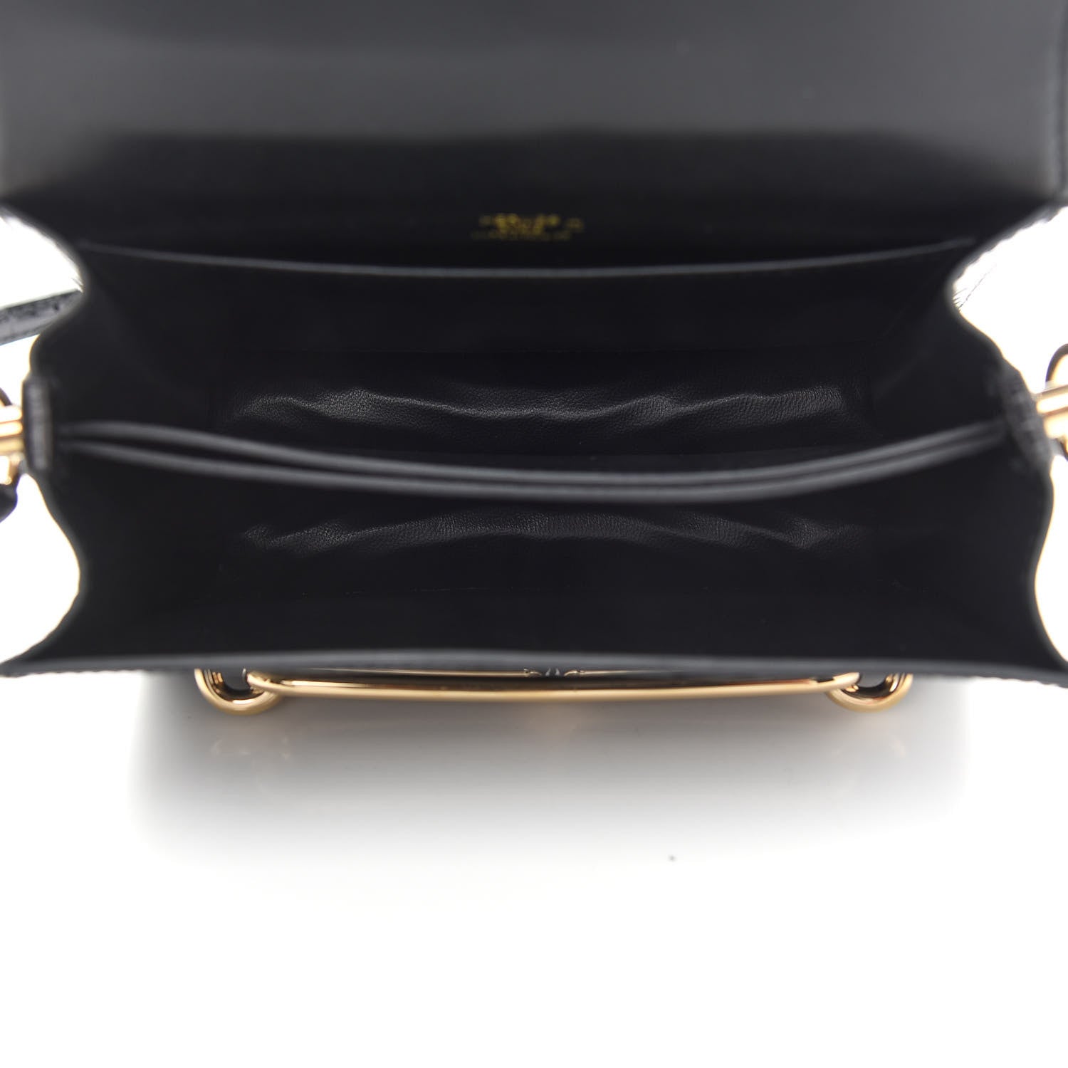 Hermes Shiny Alligator Mini Sac Roulis Black 5 of 9