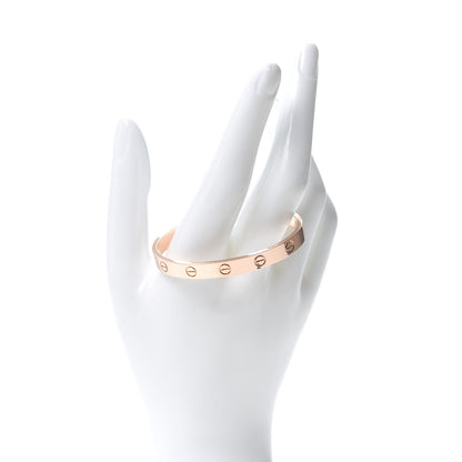 Cartier 18K Pink Gold LOVE Cuff Bracelet 16 2 of 4
