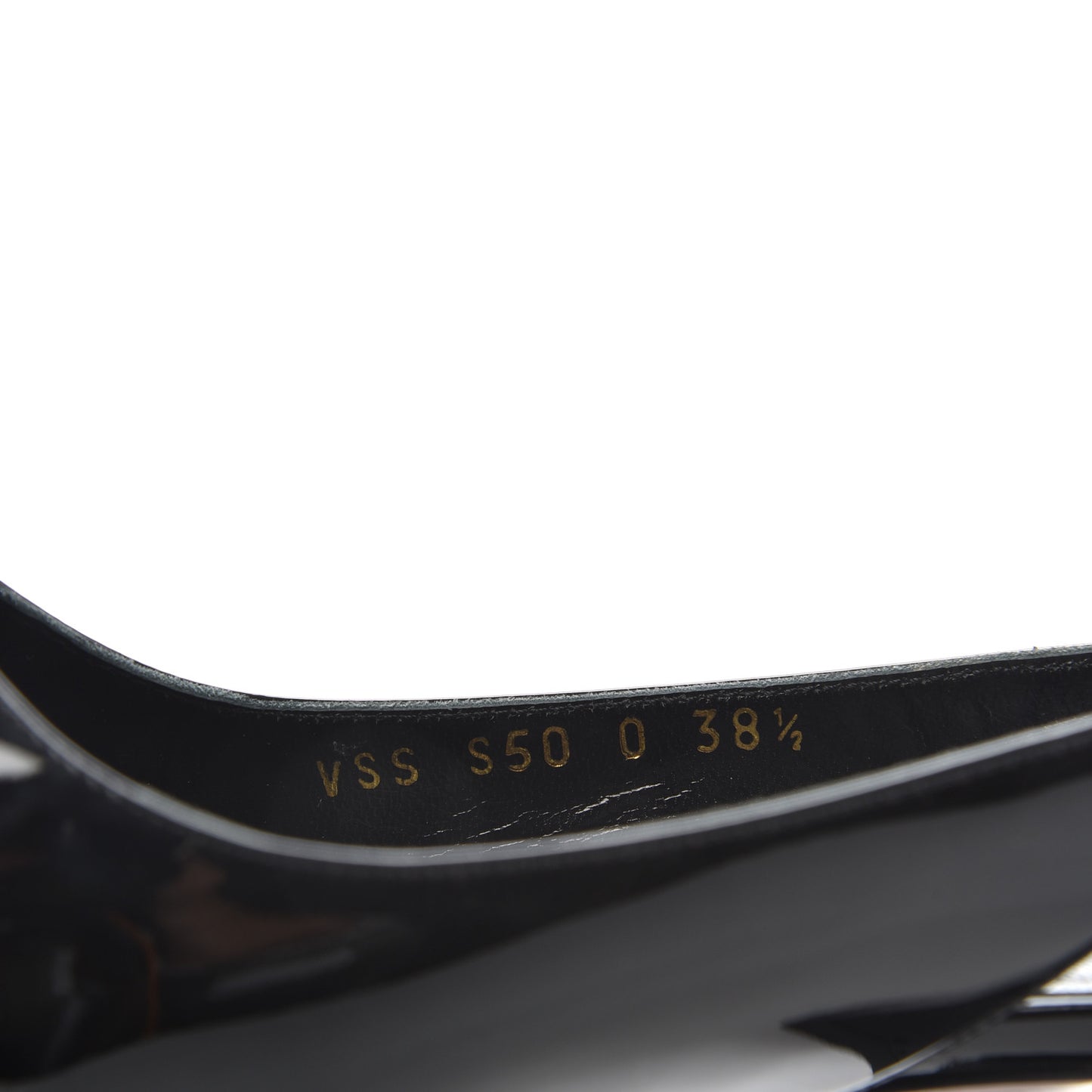 Patent Ringstud Slingback 38.5 Black