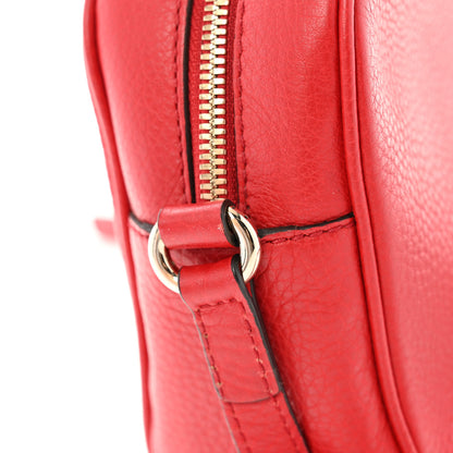 Gucci Pebbled Calfskin Small Soho Disco Bag Tabasco Red 15 of 15