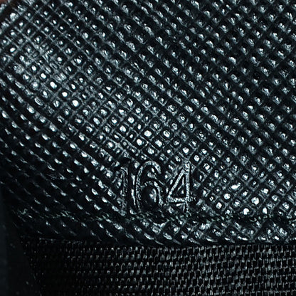 Prada Saffiano Metal Zip Around Wallet Nero Black 8 of 10