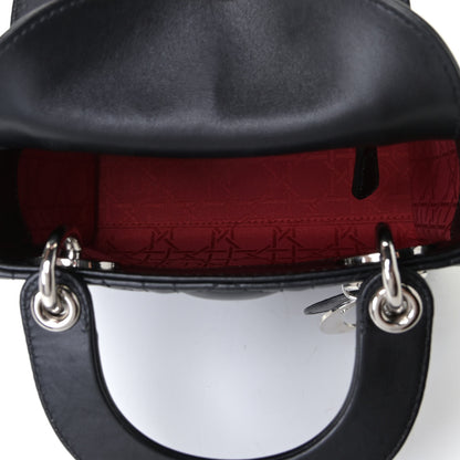 Christian Dior Lambskin Cannage Mini Lady Dior Black 4 of 4