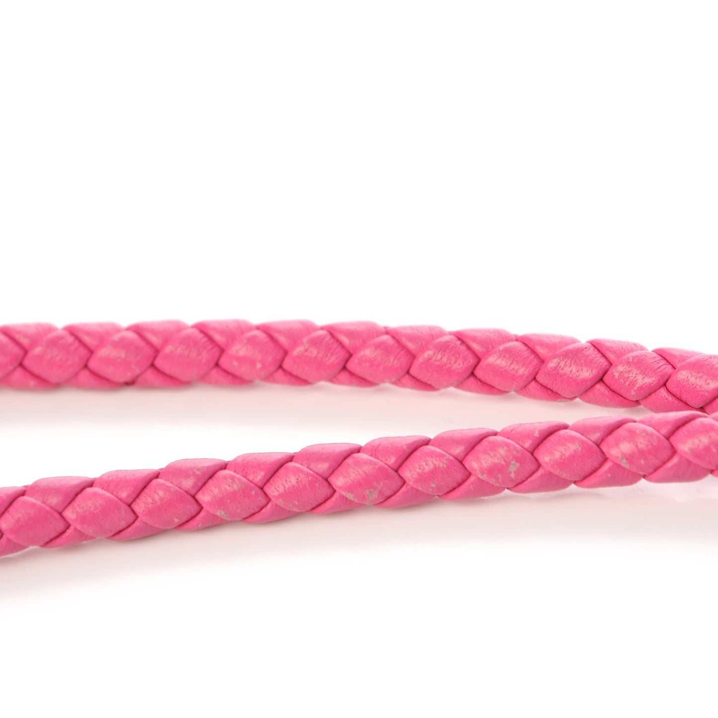Nappa Intrecciato Lanyard Strap Pink