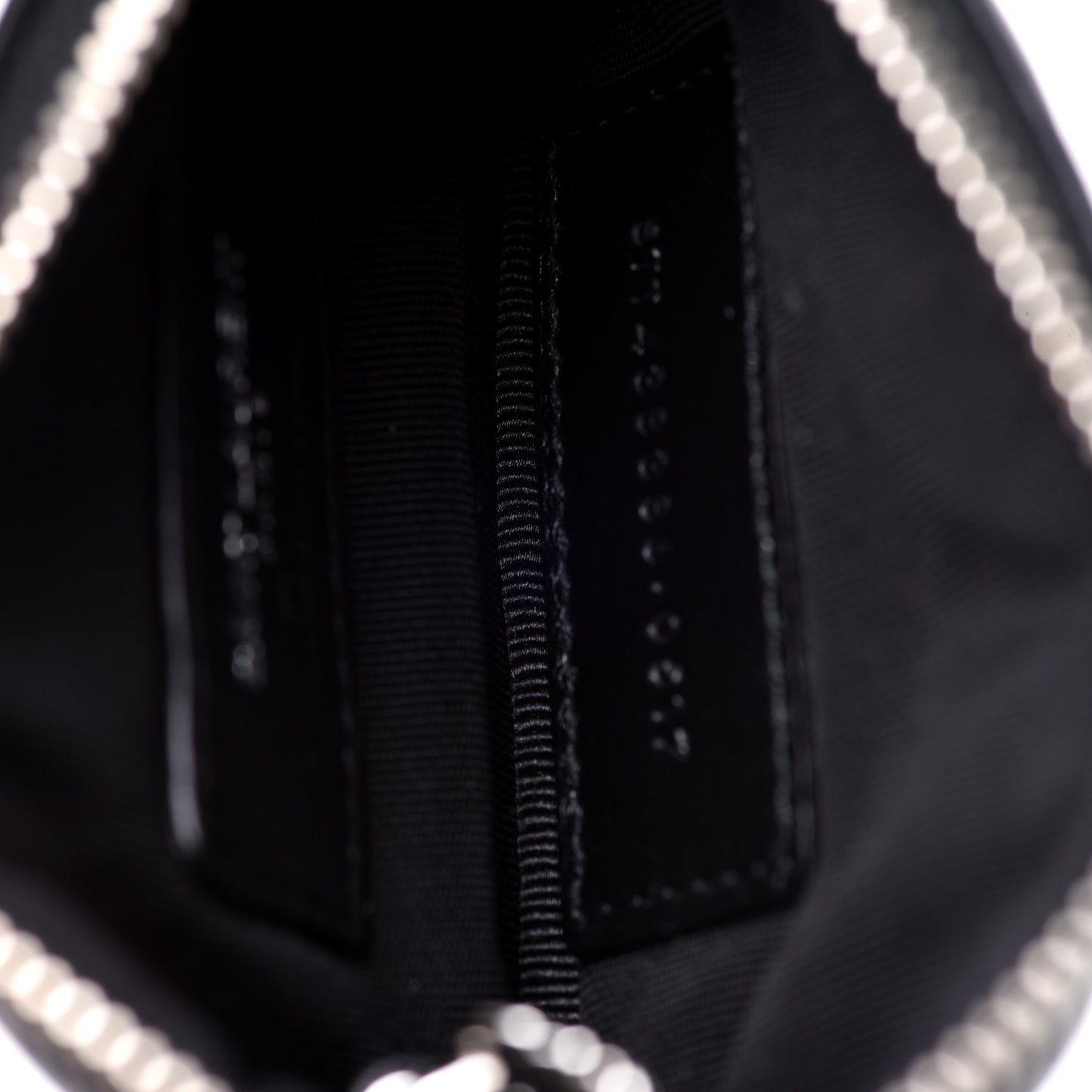 Calfskin Matelasse Monogram Key Pouch Black