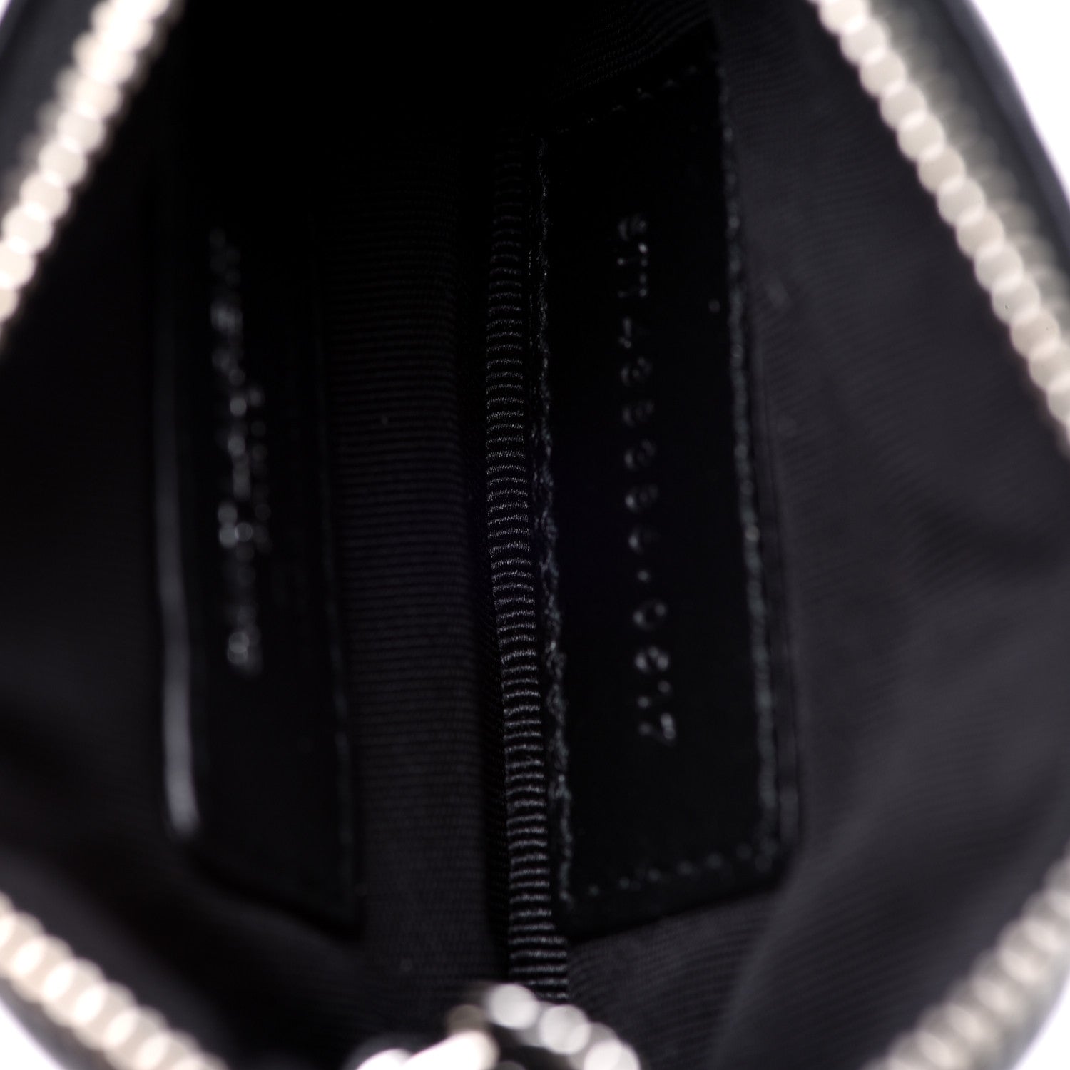 Saint Laurent Calfskin Matelasse Monogram Key Pouch Black 5 of 9