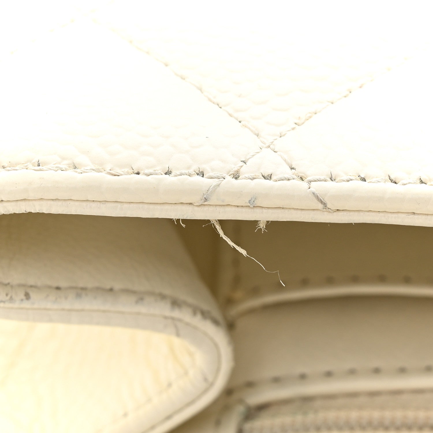 Chanel Caviar Quilted Jumbo Single Flap White 15 of 15