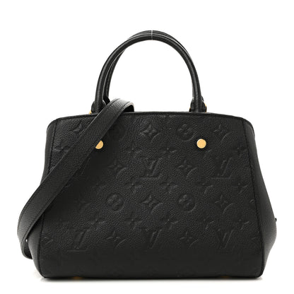Louis Vuitton Empreinte Montaigne BB Black 1 of 15