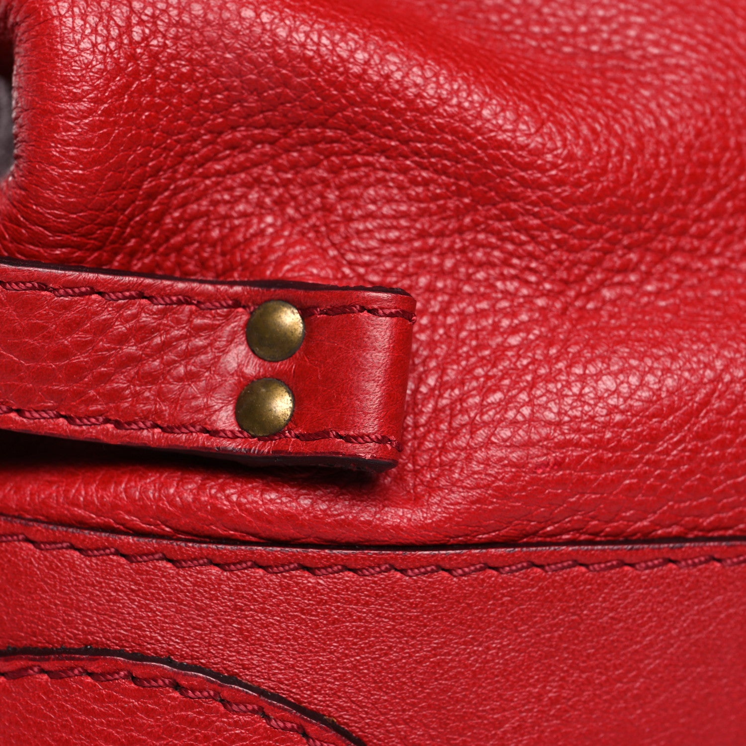 Chloe Calfskin Paddington Satchel Rouge 17 of 17