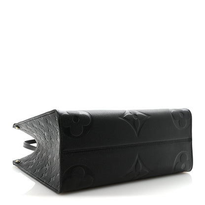 Louis Vuitton Empreinte Monogram Giant Onthego MM Black 4 of 9