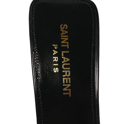 Saint Laurent Mesh Strass Giqua 95 Mule Sandals 37.5 Black 9 of 9
