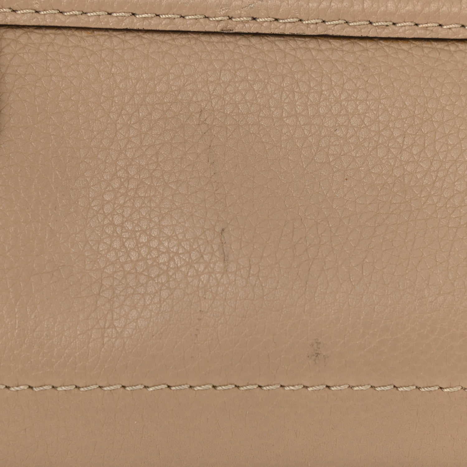 Celine Drummed Calfskin Mini Luggage Dune 12 of 14