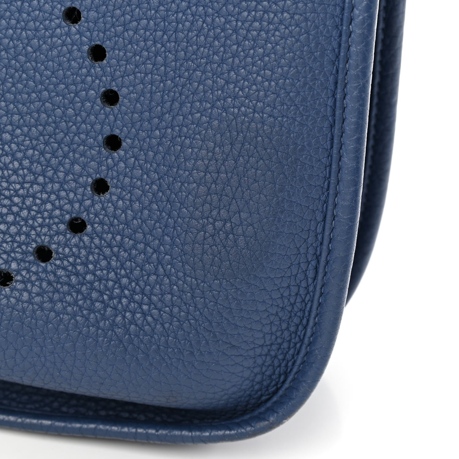 Hermes Taurillon Clemence Evelyne III PM Bleu Brighton 5 of 7