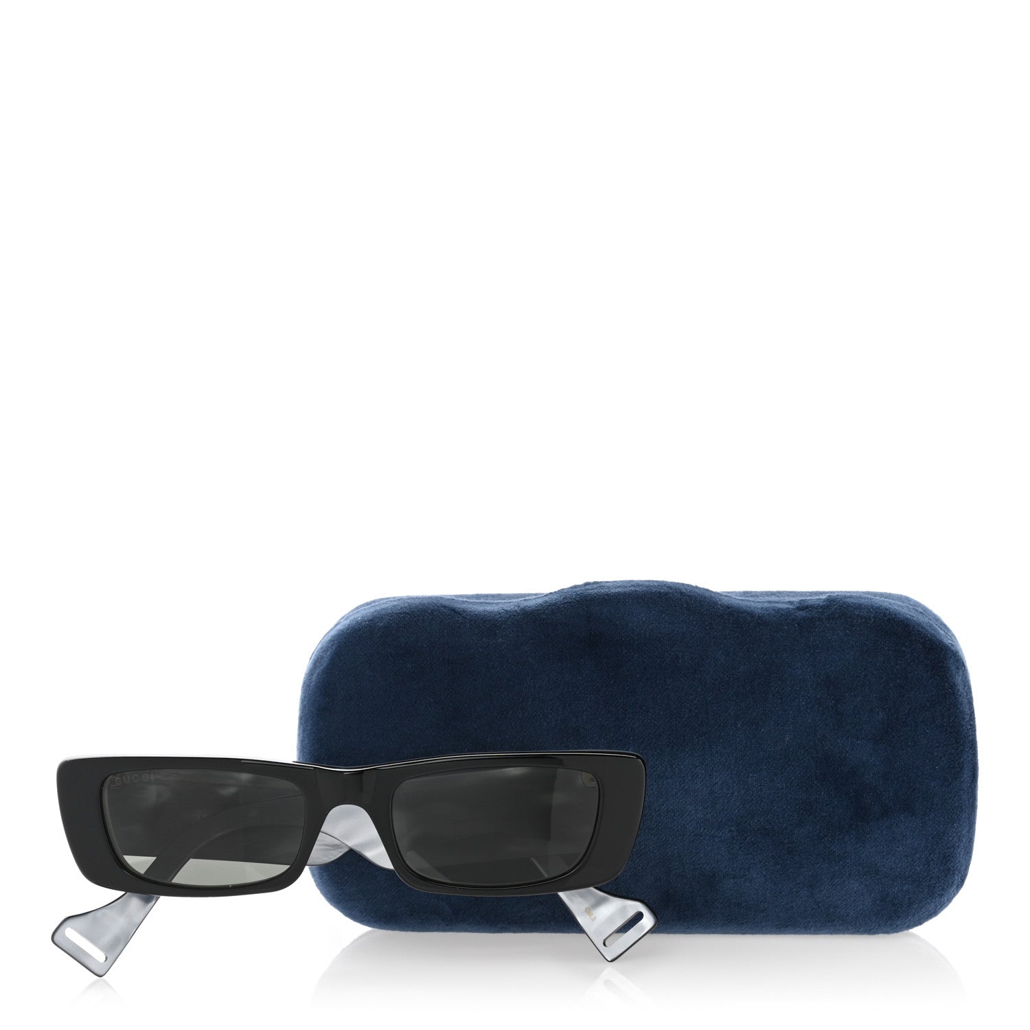 Gucci Acetate Rectangular Sunglasses GG0516S Black 8 of 8