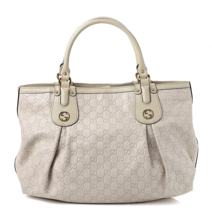 Gucci Guccissima Studded Large Scarlett Tote Off White 1 of 8