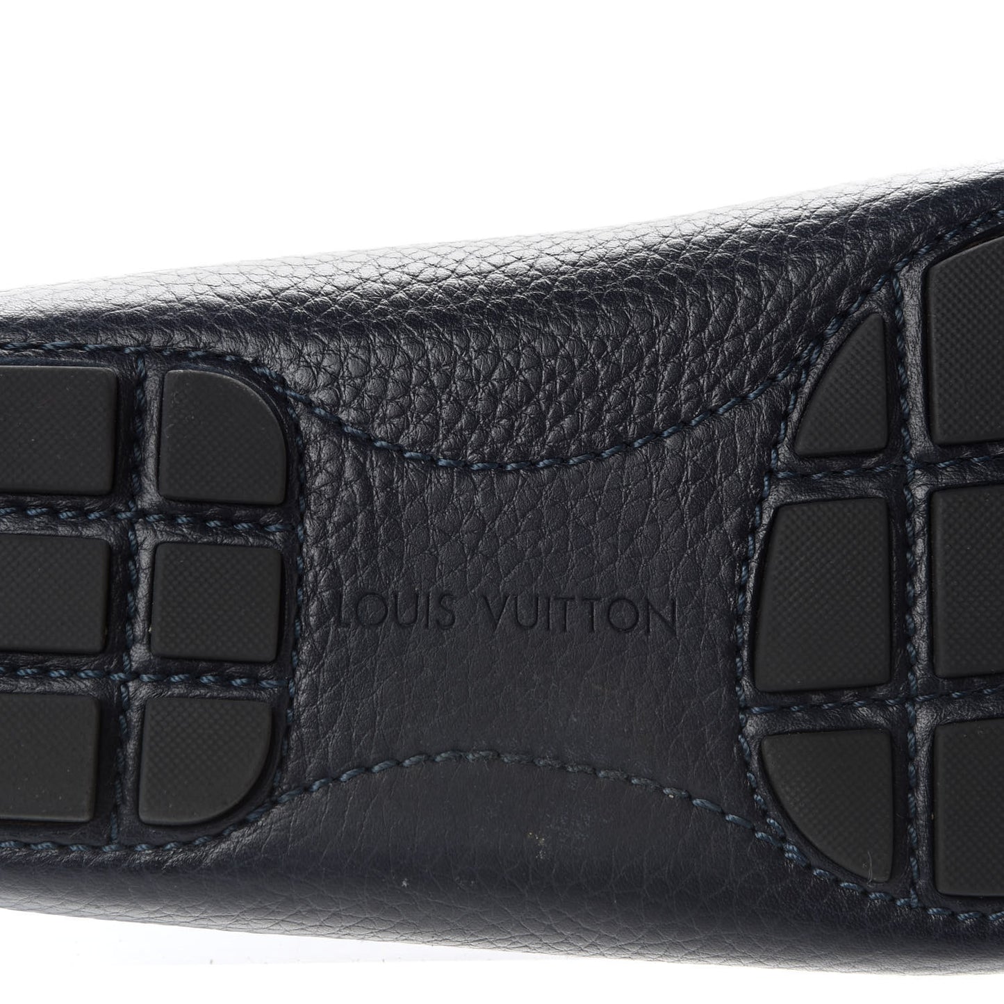 Calfskin Mens Monte Carlo Car Shoe Moccasin Loafers 9 Navy