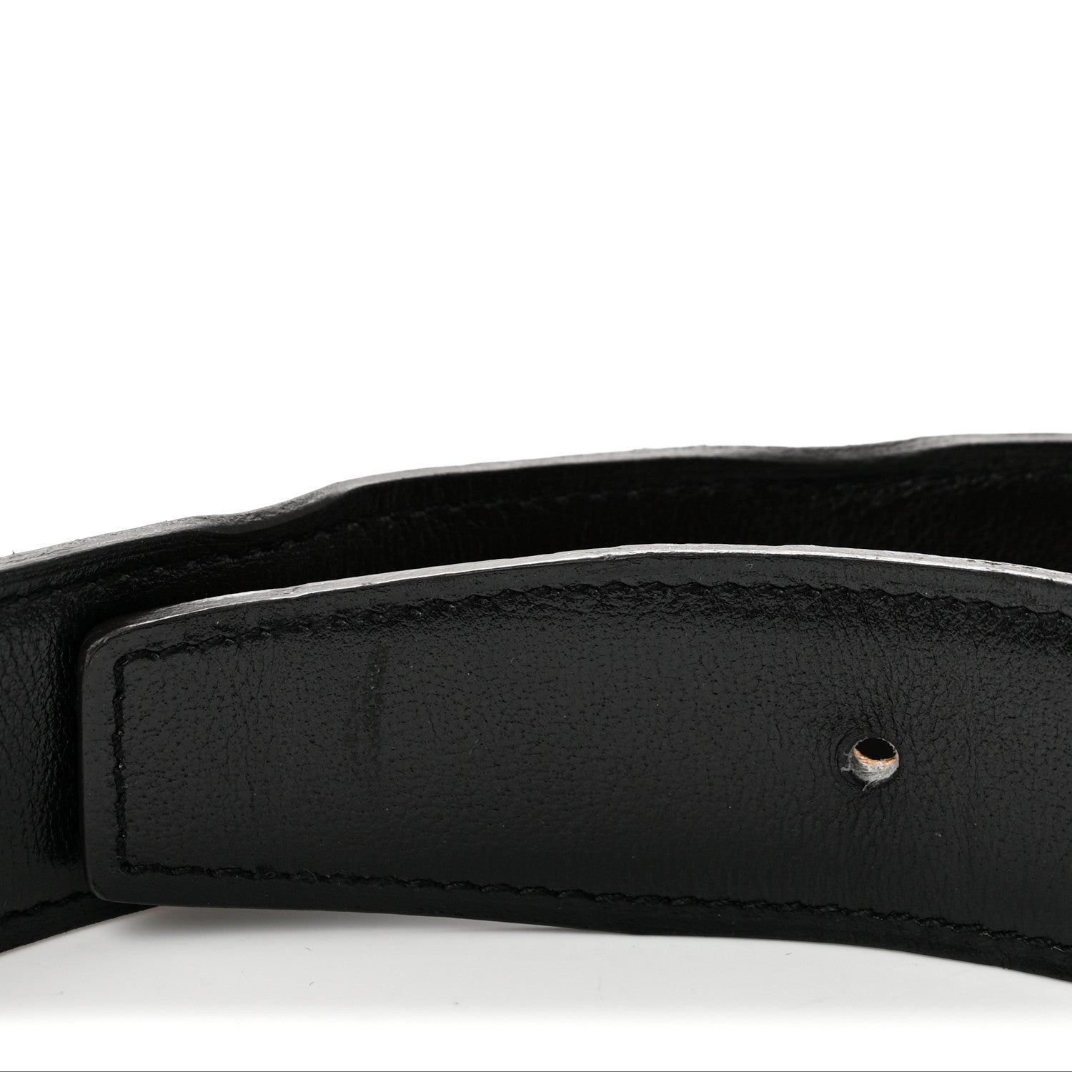 Hermes Box Togo 32mm H Belt 100 40 Black Gold 6 of 9