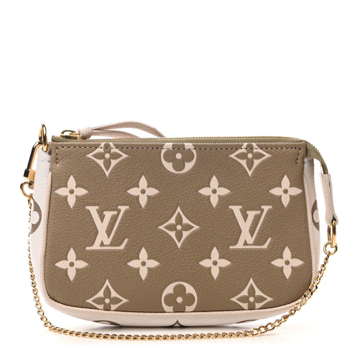 Louis Vuitton Empreinte Spring in the City Mini Pochette Accessories Kaki Beige Cream 1 of 7