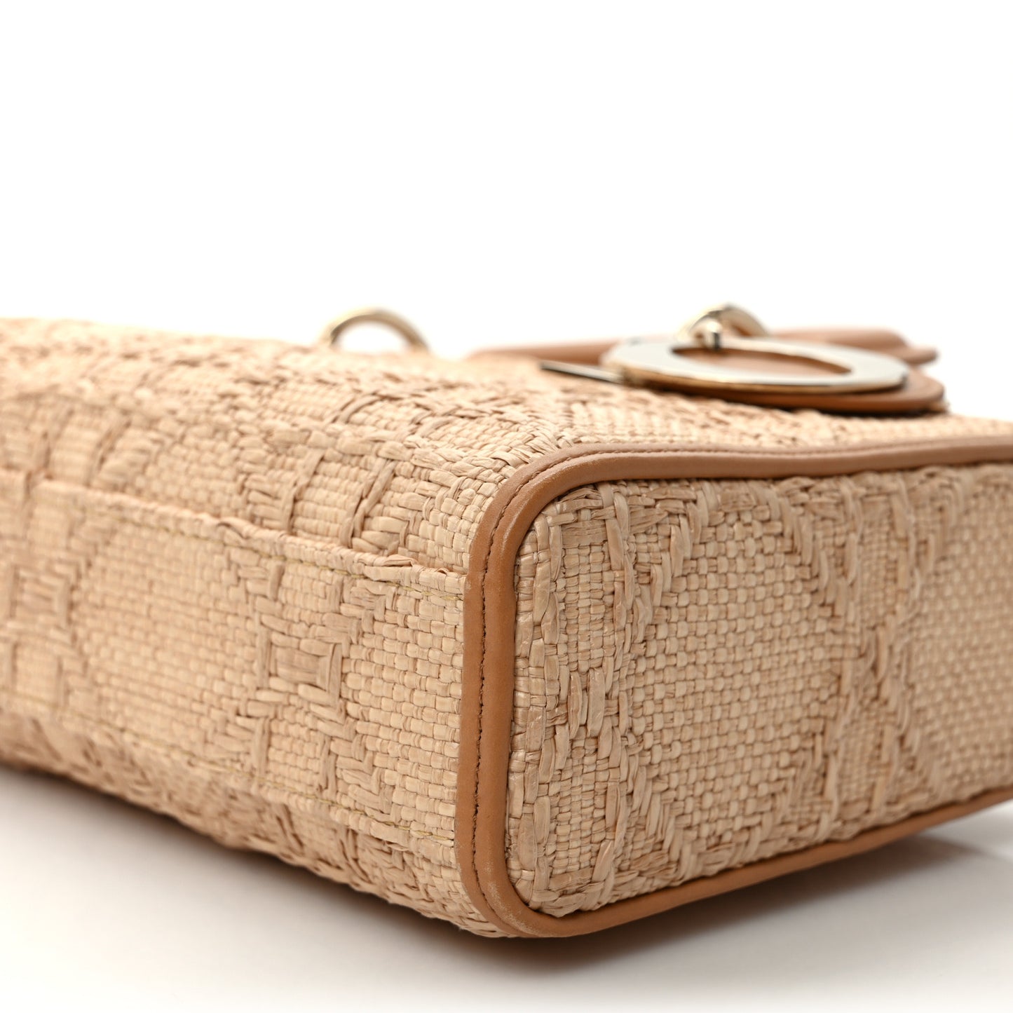 Raffia Macro Cannage Lady D-Joy Natural