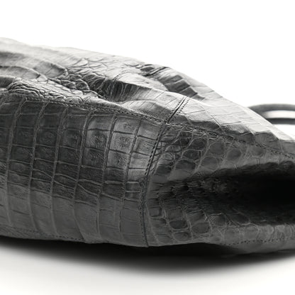Nancy Gonzalez Crocodile Hobo Black 9 of 9
