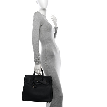 Hermes Togo HAC Birkin 32 Bleu Indigo 2 of 12