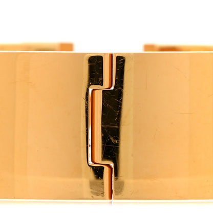 Hermes Enamel Wide Clic Clac H Bracelet GM White 5 of 5