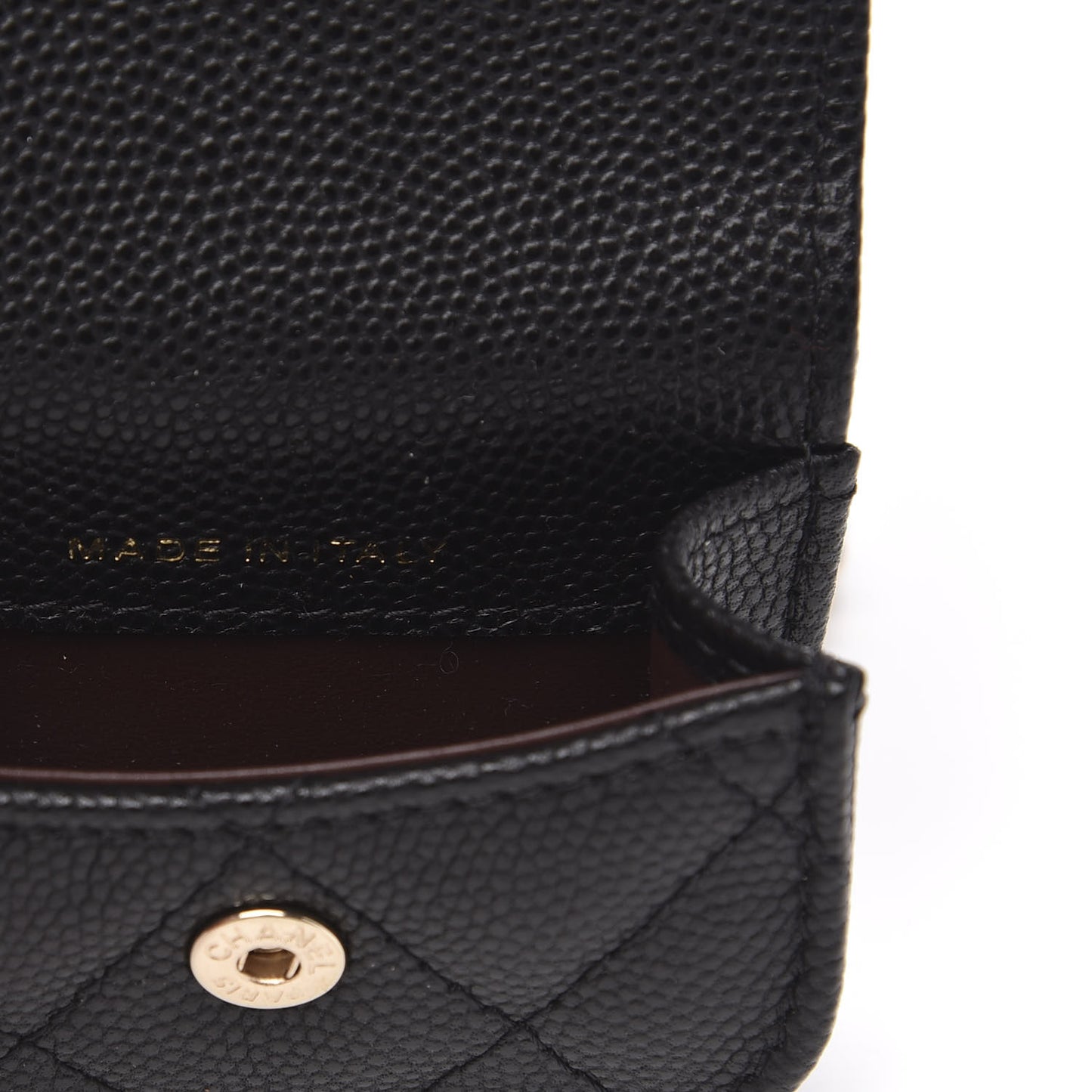 Caviar Quilted Airpods Pro Case Black