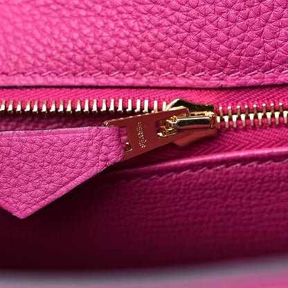 Hermes Togo Kelly Retourne 25 Rose Pourpre 13 of 30