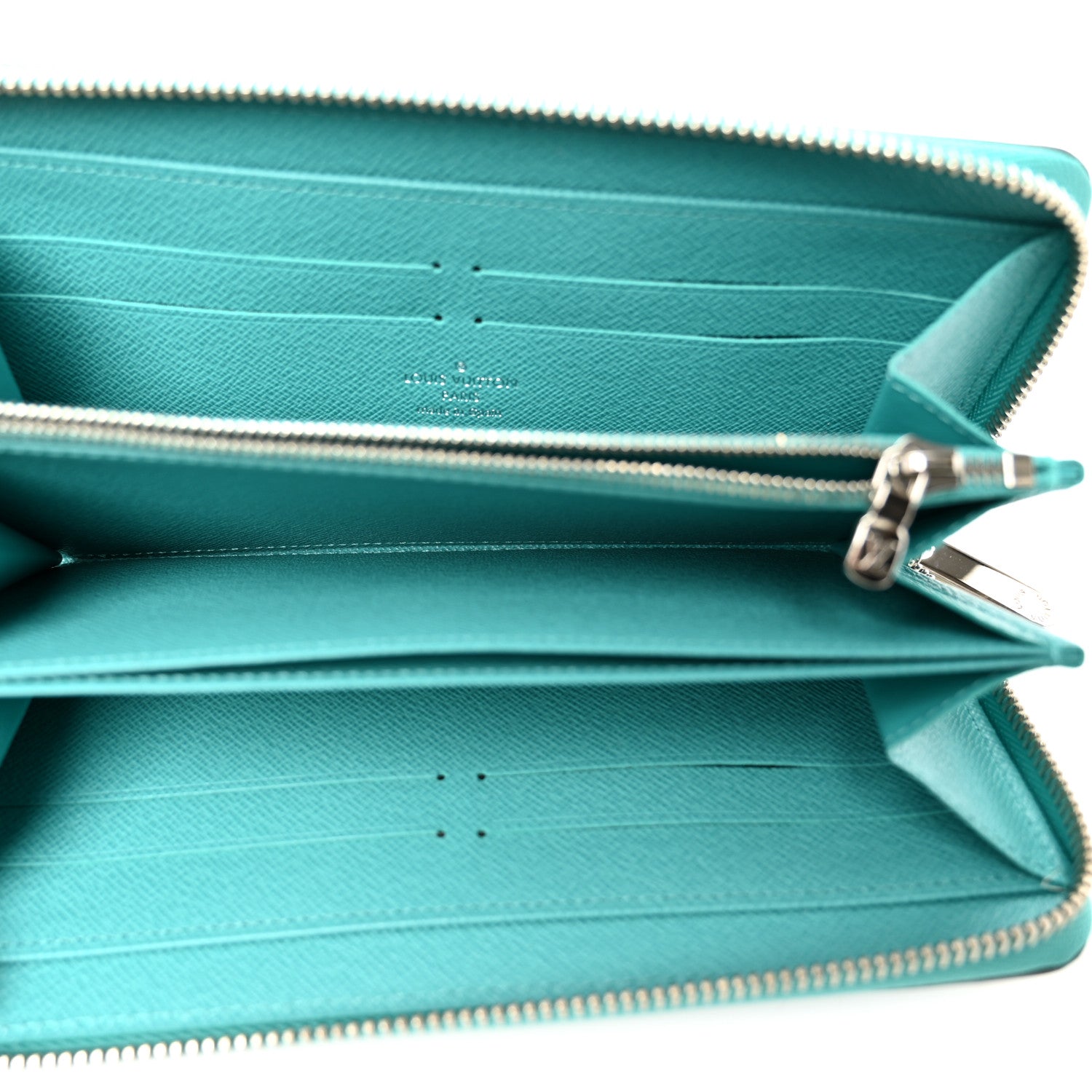 Louis Vuitton Epi Zippy Wallet Turquoise 5 of 8