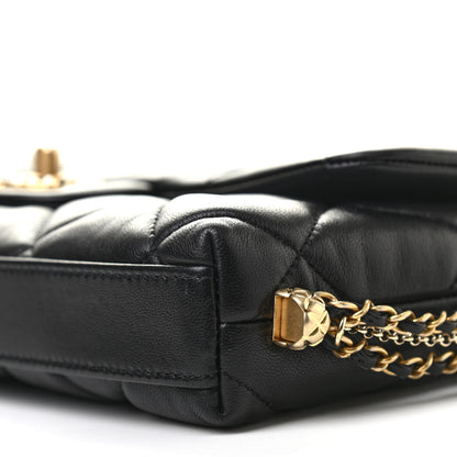 Chanel Lambskin Quilted Crush On Chains Flap Bag Black 9 of 9