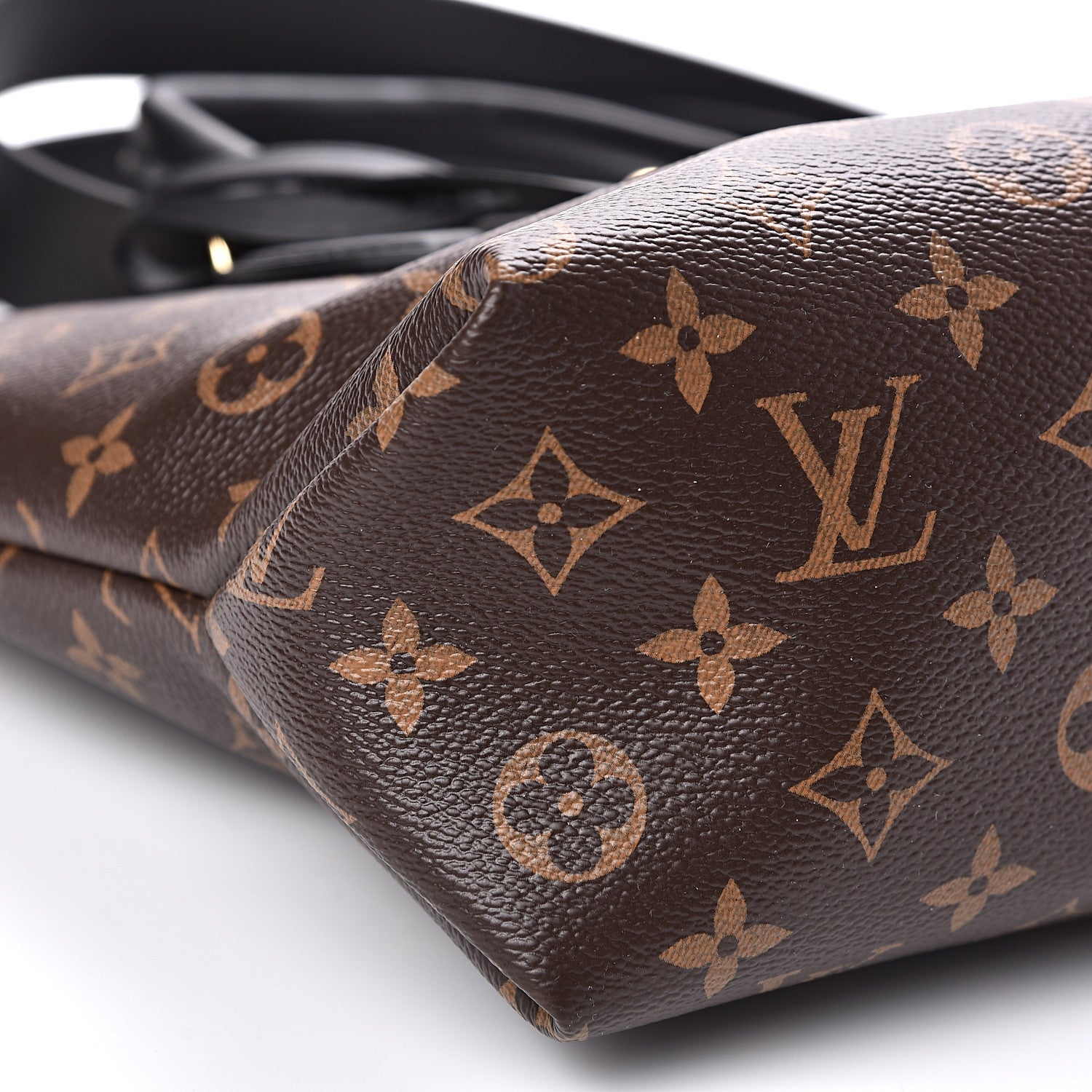 Louis Vuitton Monogram Flower Zipped Tote PM Black 6 of 8