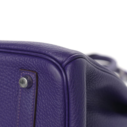 Hermes Togo Birkin 35 Iris 6 of 12