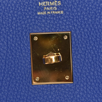 Hermes Togo Birkin 30 Bleu Electrique 21 of 34