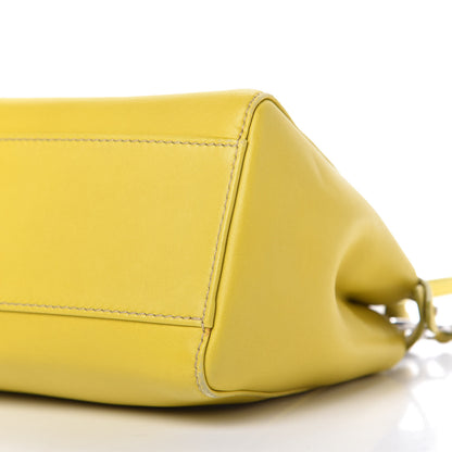 Fendi Nappa Mini Peekaboo Iconic Satchel Lime 7 of 9