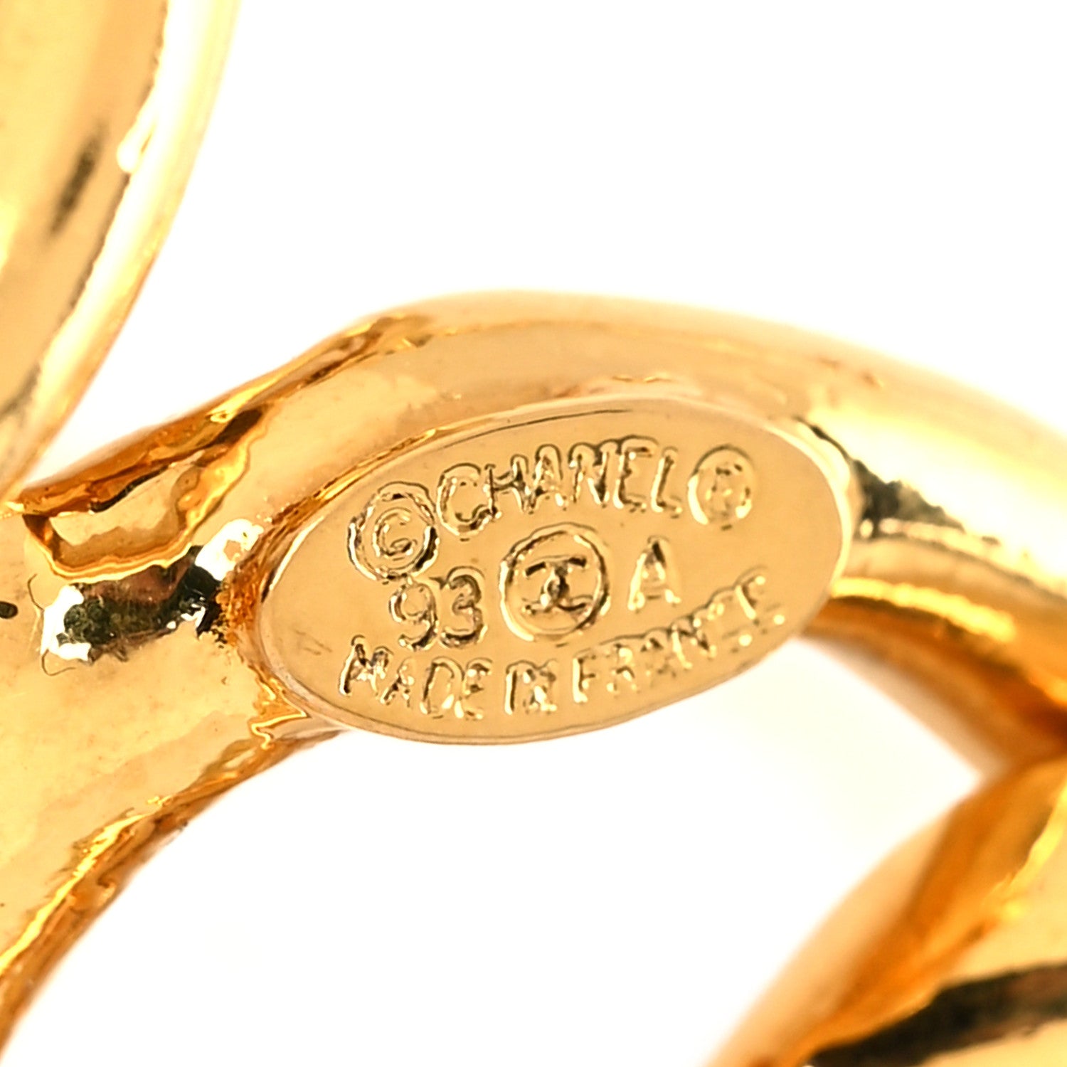 Chanel Metal Chain CC Medallion Belt Gold 4 of 4