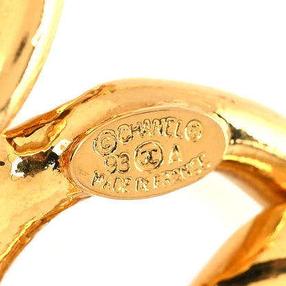 Chanel Metal Chain CC Medallion Belt Gold 4 of 4