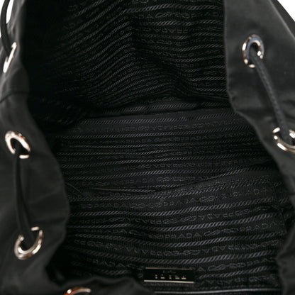 Prada Tessuto Nylon Saffiano Medium Backpack Black 4 of 10