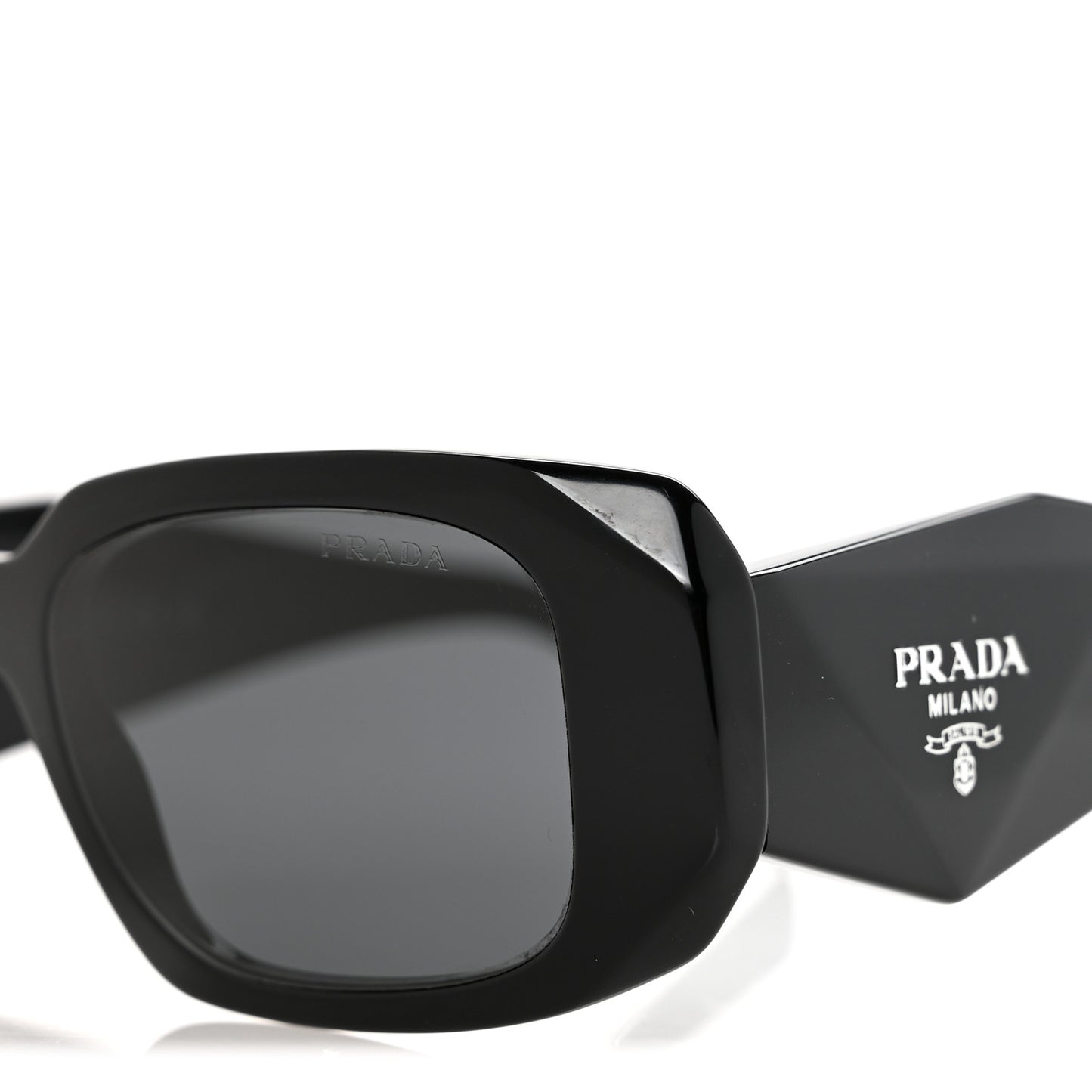 Acetate Symbole Sunglasses SPR 17W Black