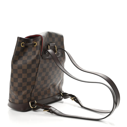 Louis Vuitton Damier Ebene Montsouris MM Backpack 2 of 9