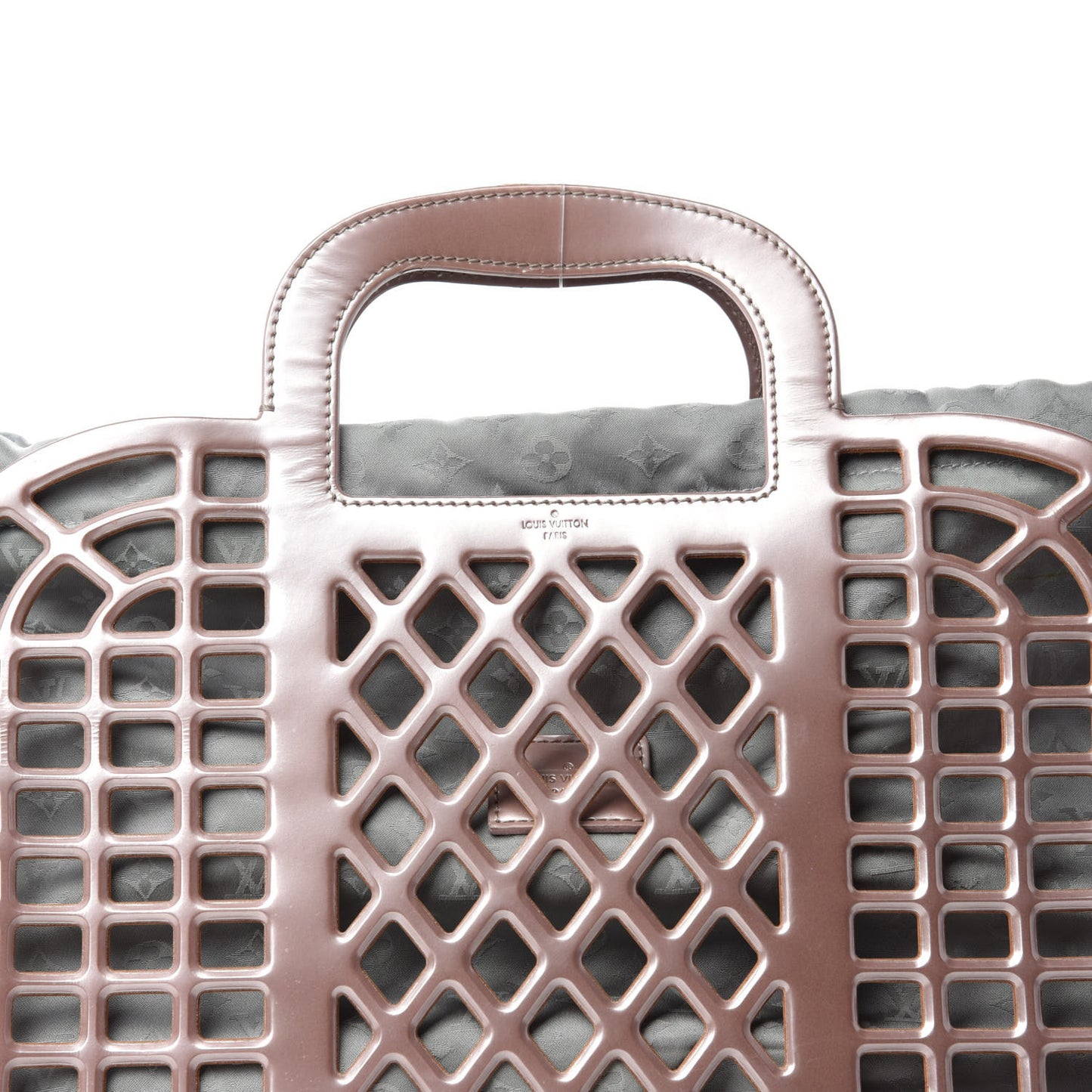 Metallic Patent Reef Jelly Basket MM Pink