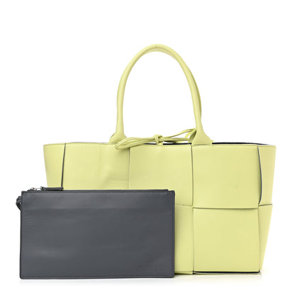 Bottega Veneta Nappa Maxi Intrecciato Small Arco Tote Lemon 1 of 12