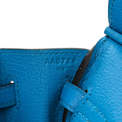 Hermes Togo Birkin 25 Bleu Zanzibar 7 of 11