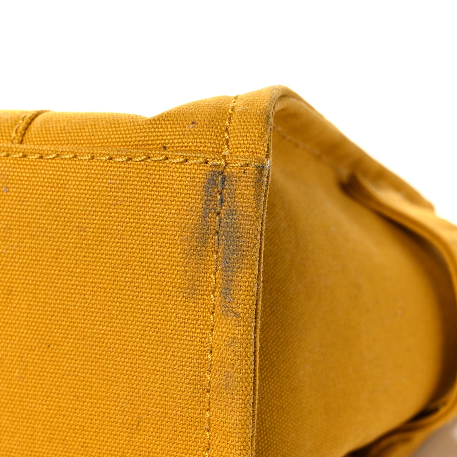 Marc Jacobs Cotton Canvas The Traveler Tote Bag Slate Yellow 10 of 12